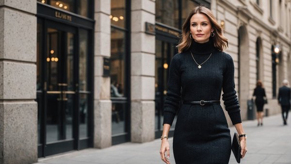 Elevate your winter business formal look: expert tips for styling a sweater dress